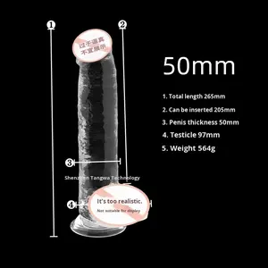 Transparante kristallen <span class=keywords><strong>dildo</strong></span> vrouwen vibrator realistische penisballen drakenschaal anaalplug zuignap super realistisch - Product Image 4