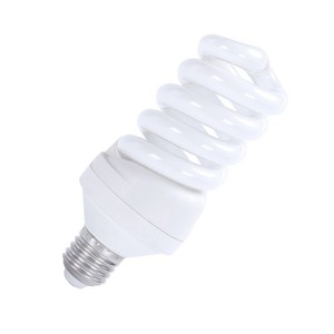 Ampoules fluorescentes CFL E27 en plastique, blanc chaud doux 2700K, Ra80, garantie 1 an, pour économie d'énergie LVD - Product Image 1