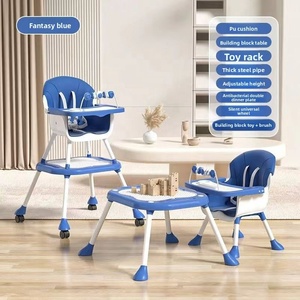 <span class=keywords><strong>Silla</strong></span> Alta Multifuncional para Bebé Plegable y Conveniente, <span class=keywords><strong>Mesa</strong></span> de Comedor Infantil para Uso Doméstico - Product Image 2