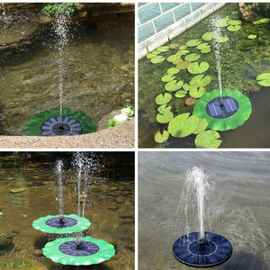 Solar Fountain Garden Floating Pond Aeration Pump With Lotus Design Solar Powered Water Feature For Outdoor Patio Decor - Product Image 4
