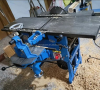 Machine à bois combinée 310 mm ML393A, scie à table coulissante, raboteuse, machine à dix fonctions pour la menuiserie