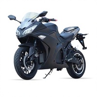 Moto électrique haute puissance 5000W 72V, petite moto de course Ninja pour adultes, haute vitesse, batterie Horizon V6, 120 km/h, capacité de charge 550 kg
