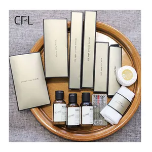 Cfl fabricante direta fábrica barato feito sob encomenda tamanho de viagem higiene kit de produtos de higiene pessoal para algodon hotel