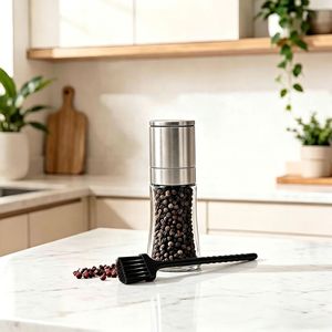 Utensilios de Cocina, Tarro de Vidrio Colorido con Tapa de Plástico, Molinillo de Sal y Pimienta con Núcleo de Cerámica - Product Image 3