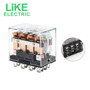 Miniatur-Leistungs relais HH64P 14-polig mit Buchse PTF14A ac220v ac24v dc24v dc12v ac110v 5a 3a LY4NJ LY4N-GS - Product Image 1