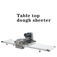 Laminoir à pâte automatique silencieux en acier inoxydable pour table de comptoir, idéal pour la boulangerie, compatible blé et farine