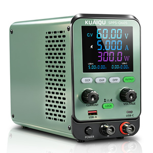 โรงงาน KUAIQU ขายส่งแหล่งจ่ายไฟ DC ปรับค่าได้ 24V 36V 48V 60V 5A สำหรับการใช้งานมอเตอร์ DC การทดลองกฎของโอม - Product Image 1