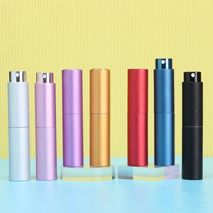 Wholesale Aluminum Bottle <b>Perfume</b> Bottle Small 8ml 10ml Round Shape Black Gold Silver Travel <b>Perfume</b> <b>Atomizer</b> Spray Bottle - Product Image 6