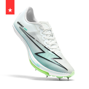 LS1093 Scarpe da Corsa Chiodate <span class=keywords><strong>con</strong></span> Piastra in Carbonio a Tutta <span class=keywords><strong>Suola</strong></span> e Cuscino d'Aria Energy, Sneaker da Running Comoda - Product Image 2