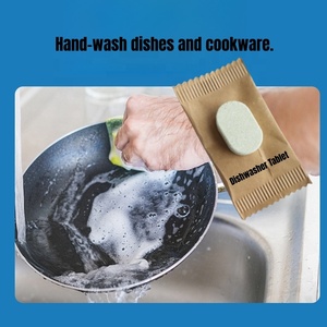 Pastiglie Detergenti <span class=keywords><strong>per</strong></span> <span class=keywords><strong>Lavastoviglie</strong></span> al Limone Fresco, Ecologiche e Personalizzabili - Product Image 5