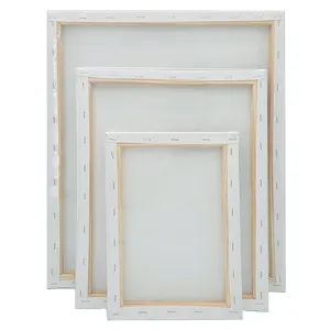 2024 Trendy Art Supplies Cotton Framed Stretched Canvas For Fine Art School Use