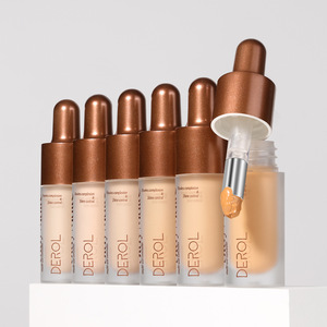 DEROL naturel Nude crème correcteur Palette crayon liquide hydratant pour le contour de la peau du visage couvre les marques d'acné minéral foncé - Product Image 1
