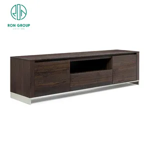 Modern Style Wholesale Modern Television Wall Wooden Tv Unit Cabinet Luxury Media Console Living Room Tv Stand Furniture