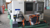 Torno CNC de Bancada Inclinada Horizontal Automático CT40 con Control FANUC, Guía Lineal Metálica de 3 Ejes y Husillo de Bolas