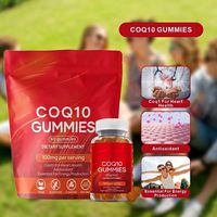 HDK OEM ODM Gummies à l'extrait de CoQ10 100mg Ubiquinone Végétalien Sans Sucre Antioxydant Santé Cardiaque Complément Énergétique