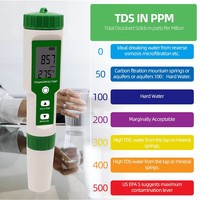 EZ-9910 Ventes chaudes Mètres de pH numériques Aquariums Testeur de qualité de l'eau portable Étanche 5 en 1 Température Orp Ec Tds Mètre de pH