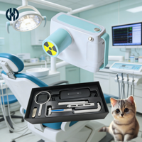 Appareil de radiographie dentaire portable avec caméra numérique et capteur pour le contrôle dentaire des animaux