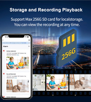 Sistema de Alarma con Cámara Wifi PTZ de 4MP para Interiores, Seguridad Inteligente para el Hogar Tuya, con Sensores de Puerta, Sensor PIR, Funciona con Alexa, Kit de Alarma