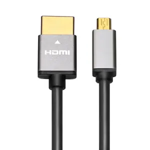 공장 도매 마이크로 hdmi 케이블 D 유형 마이크로 HDMI 케이블 지원 3D 4k 1080P 고속 HDTV