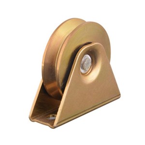 Poulie de support triangulaire robuste <span class=keywords><strong>pour</strong></span> système de glissière en U, V, Y, avec <span class=keywords><strong>roulettes</strong></span> et <span class=keywords><strong>rail</strong></span> de suspension - Product Image 1