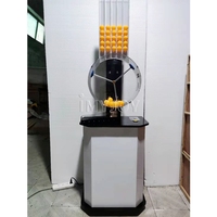 Machine de loterie à boules de ping-pong avec fonction RFID et éclairage LED personnalisé, type de tirage aléatoire, cage à souffleur de loterie, jeux de bingo