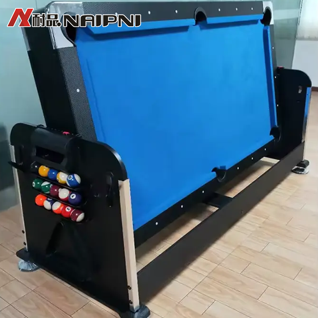Naipni  Factory Direct Sale 4 in 1 7FT Multi Function Table Pool Billiard Table, Air Hockey, Table Tennis with Dinning Top