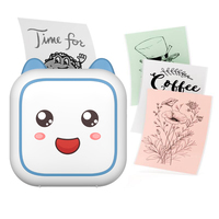 Imprimante d'autocollant thermique portable pour cadeau de bouteille intelligent pour enfants Stock d'usine Taille de papier maximale 57mm