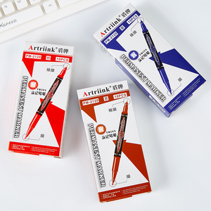 Nhà cung cấp tùy chỉnh tốt điểm đánh dấu vĩnh viễn bán buôn Double Sided Permanent Twin Marker Pen - Product Image 3