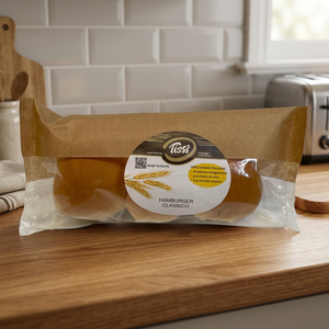 Pan Clásico para Hamburguesas Tissi 200g X 10 Unidades, Harina de Trigo Blando con Sabor a Granos MICHELETTO S.R.L. en Bolsa - Product Image 2