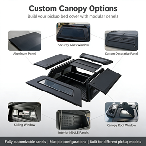 Hard Top Tonneau Cover for <strong>Ford</strong> F150 <strong>Raptor</strong> Dodge Ram 1500 Isuzu D-Max Pickup Truck Bed Cover Factory <strong>Price</strong> Customized Universal - Product Image 5