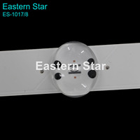 ES-1017 8LEDs LED Bande SSC50UK63/65_INX _ 25mm _ 2.3P1 pour L G 50UK6520PSA TV Barre de rétroéclairage 520MM 3 pièces/ensemble