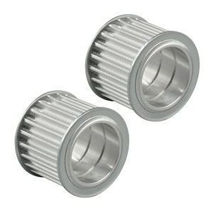 INTECH personalizzato 32mm dimensione del foro sincrono HTD5M puleggia di distribuzione 5M 34T in alluminio per uso industriale - Product Image 5