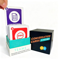 Cartes de questions pour conversations professionnelles, questions pour briser la glace avec ses collègues, questions pour renforcer la synergie d'équipe, jeux amusants de bureau pour tous