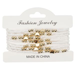 Pulseras e newton con cuentas doradas, exclusivas, de exportación transfronteriza, fabricadas con proceso de fundición de precisión, peso por metro. - Product Image 6