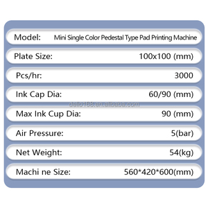 <span class=keywords><strong>Mini</strong></span> kích thước nhỏ Pad máy in hiệu quả cao tấm bán tự động Pad máy in - Product Image 5