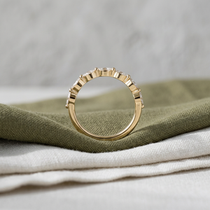 Round Brilliant Cut Diamond Engagement <b>Ring</b> <b>Set</b> In Yellow <b>Gold</b> With Side Diamonds IGI Certified Classic Style For Women - Product Image 1
