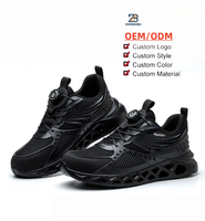 Nouvelle Arrivée Chaussures de Sécurité Personnalisées en Tissu Mesh Anti-écrasement et Anti-perforation, Chaussures de Travail pour Hommes avec Embout en Acier pour la Protection des Orteils