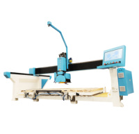 Machine de découpe de pierre automatique à 5 axes/machines de découpe de granit cnc scie à pont pour granit/pierre/marbre/quartz