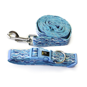Personalizado de nylon impermeable arneses <span class=keywords><strong>flexi</strong></span> formación mano libre perro Correa y collar de perro con hebilla de metal - Product Image 4