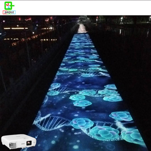 מקרן הולוגרפי Leplay 360 מעלות להקרנה על קיר/רצפה, רזולוציה 1920x1080, 100+ תוכני וידאו לפרסום - Product Image 5