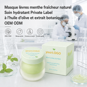 Private Label Custom Formula Natural Lip Care Hydrating Smooth Refreshing Comfort Repairing Dry Cracked Mint Cooling Lip Mask - Product Image 3