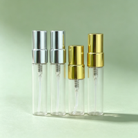 Mini flacon de parfum échantillon 2ml 3ml 5ml 10ml, flacon pulvérisateur vide transparent, tube en verre, atomiseur de parfum, testeur, emballage d'huile