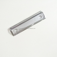 Fournitures de papeterie de bureau Checker Surface 120mm Argent Fil Plat Menus Conseil Clip Métal Presse-papiers Clips pour Fichier Dossier Dessin
