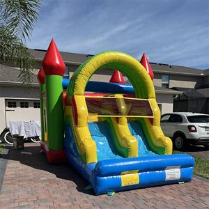 子供用インフレータブルバウンサー障害物コーストランポリンパーククリスマススライドJuegosインフレータブル城 - Product Image 3