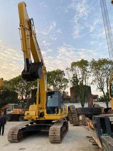 Excavadora de orugas Komatsu PC200 de 20 toneladas usada de alta calidad con bomba de motor y válvula hidráulica Enerpac Kawasaki Venta Shanghai - Product Image 4