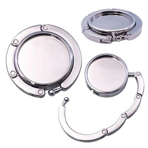 Portaborse personalizzato Design unico regali turistici portamonete da tavolo portatile in metallo portaborse borsa pieghevole appendiabiti gancio per borsa - Product Image 1