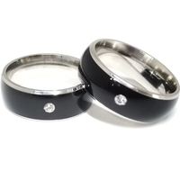 Cincin Pintar RFID T5577 Dual Chip Jangkauan Jauh Tahan Air NFC LF+HF 125kHz 13.56MHz Tag213 untuk Pembayaran, Hotel, dan Kartu Bisnis