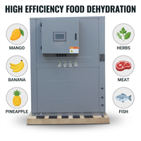 Compacte warmtepomp bananenchipsdroger 60kg 5-tray ontwerp eenvoudige bediening voor kleine fabriek