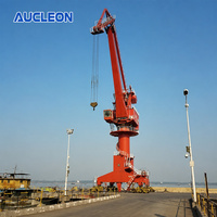 Nouveau modèle de grue portique à flèche simple télécommandée de fabrication chinoise pour la manutention de marchandises générales en quai