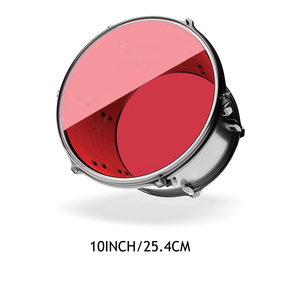 Cabezales de tambor hidráulicos N.S (plástico)-Suprime los tonos no deseados 22 pulgadas Rojo/Blanco para Rock & <span class=keywords><strong>Gospel</strong></span> - Product Image 2